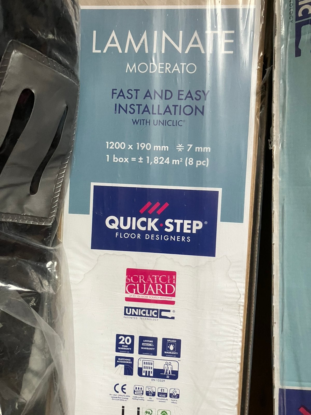 Gratis. Laminaat Quickstep. 5m2, Enlèvement, Comme neuf, Aggloméré