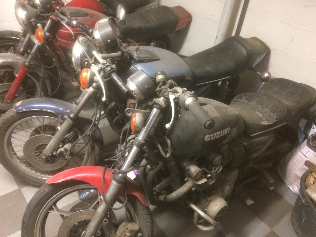Suzuki gs 750 / gsx 750 (3 stuks met belgische documenten), Motoren, Ophalen, Gebruikt