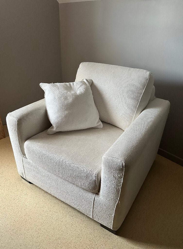 Natuzzi zetel (1-zit) (perfecte staat), Ophalen, Eenpersoons, 75 tot 100 cm, Zo goed als nieuw