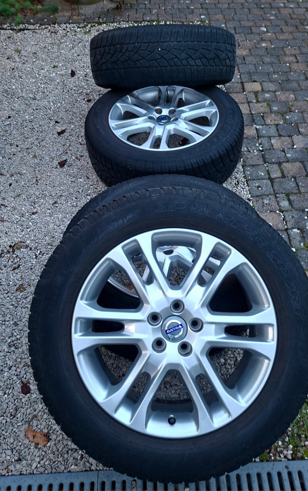 Volvo XC 60 originele PAN velgen met winterbanden 18 inch, Auto-onderdelen, Ophalen, 18 inch, Gebruikt, Velg(en)