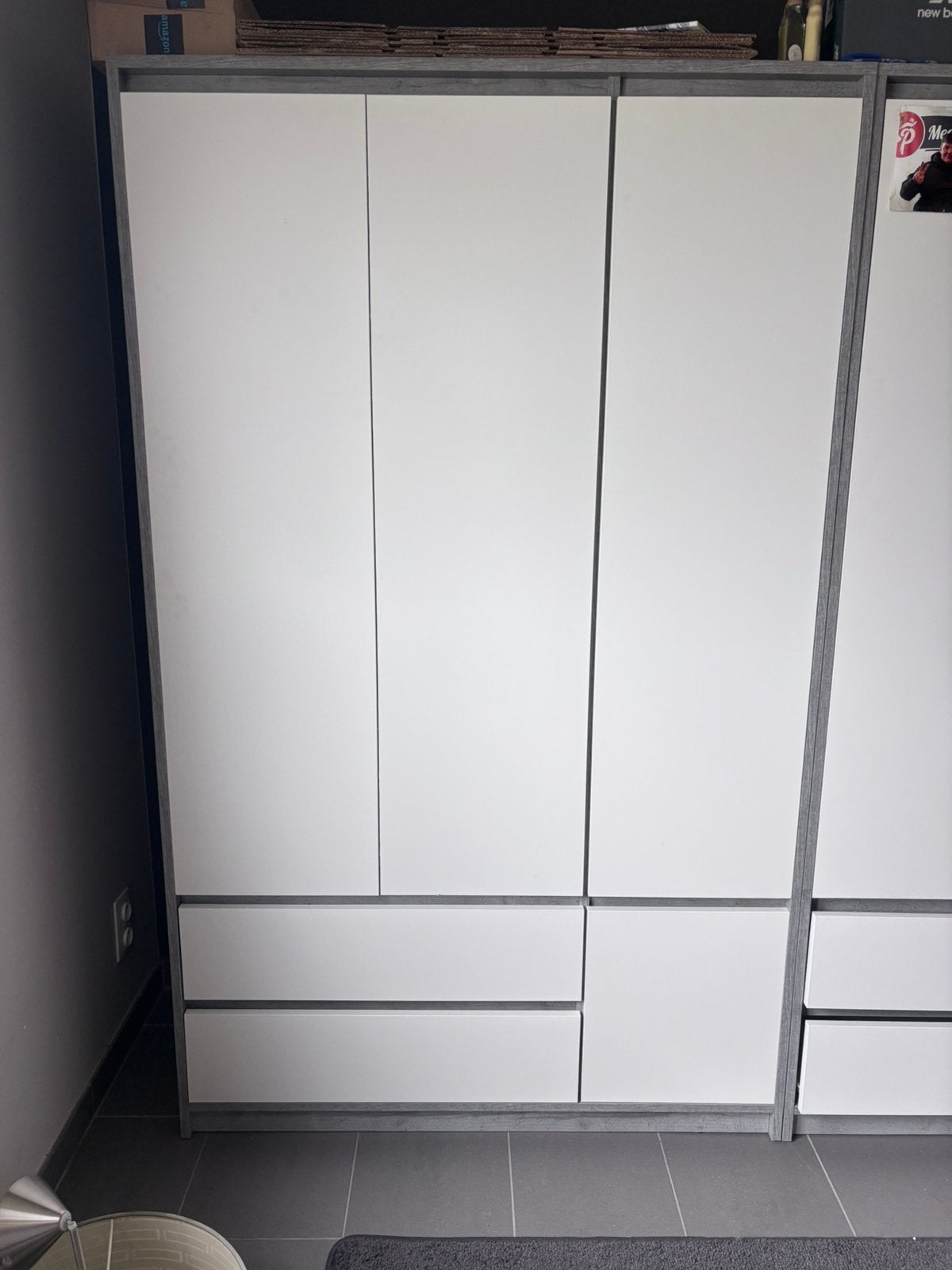 kledingkast Jysk (nieuw), Ophalen, 100 tot 150 cm, Meerdere deuren, Zo goed als nieuw