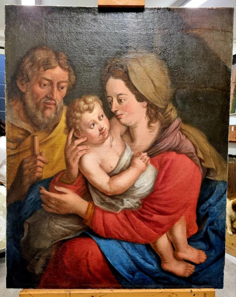17e eeuws schilderij ( renaissance), Ophalen