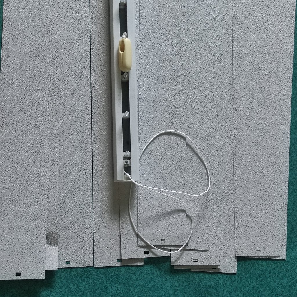 Porte ou fenêtre à persiennes verticales, Lames, 87 cm, 200 cm, Enlèvement