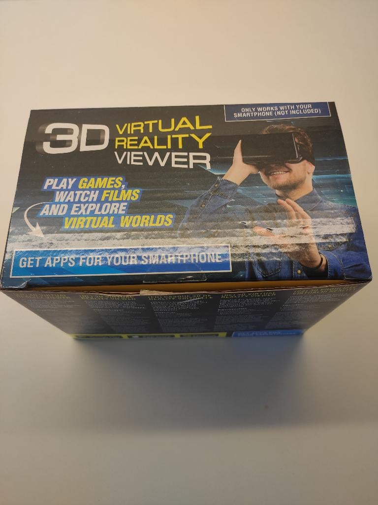 3D Virtual reality viewer, voor smartphone,, Enlèvement, Comme neuf, Lunettes VR