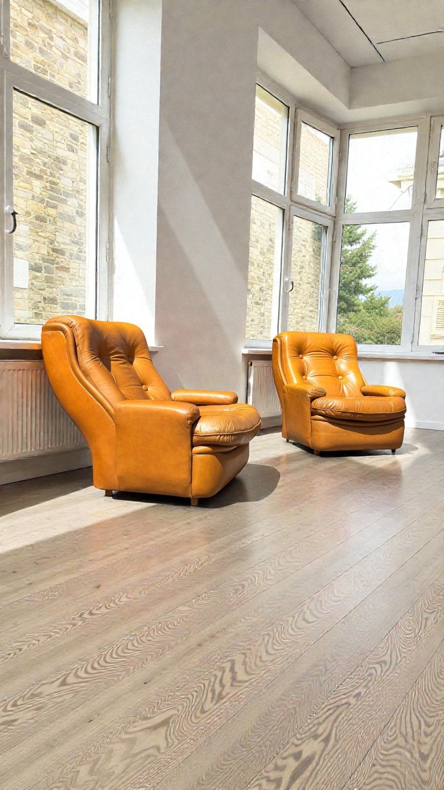 Orchidee lounge chairs Michel Cadestin for Airborne, Ophalen, Zo goed als nieuw