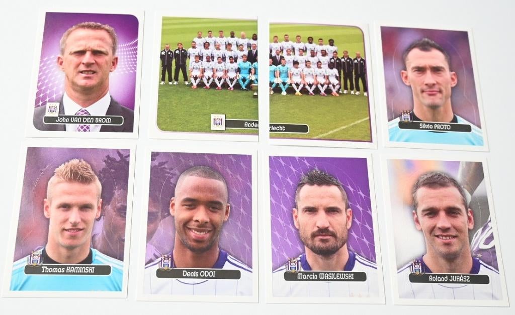 Panini Foot 2013 / RSC Anderlecht / Volledig 26 stickers, Verzamelen, Verzenden, Nieuw, Poster, Plaatje of Sticker