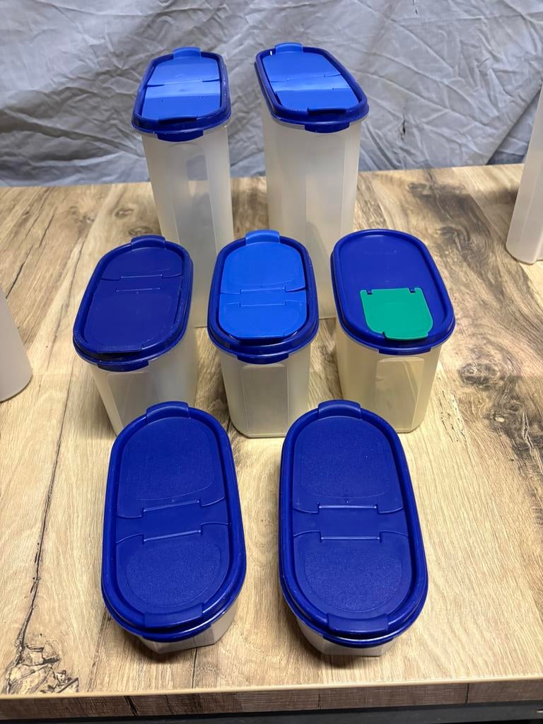 Tupperware bewaar dozen 12 st., Enlèvement, Comme neuf