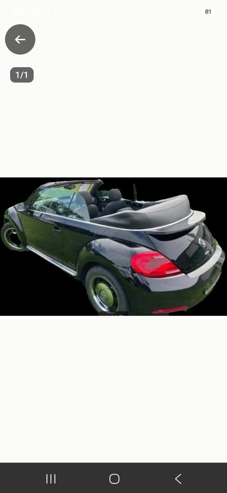 lederen beschermhoes volkswagen Beetle, Ophalen, Volkswagen