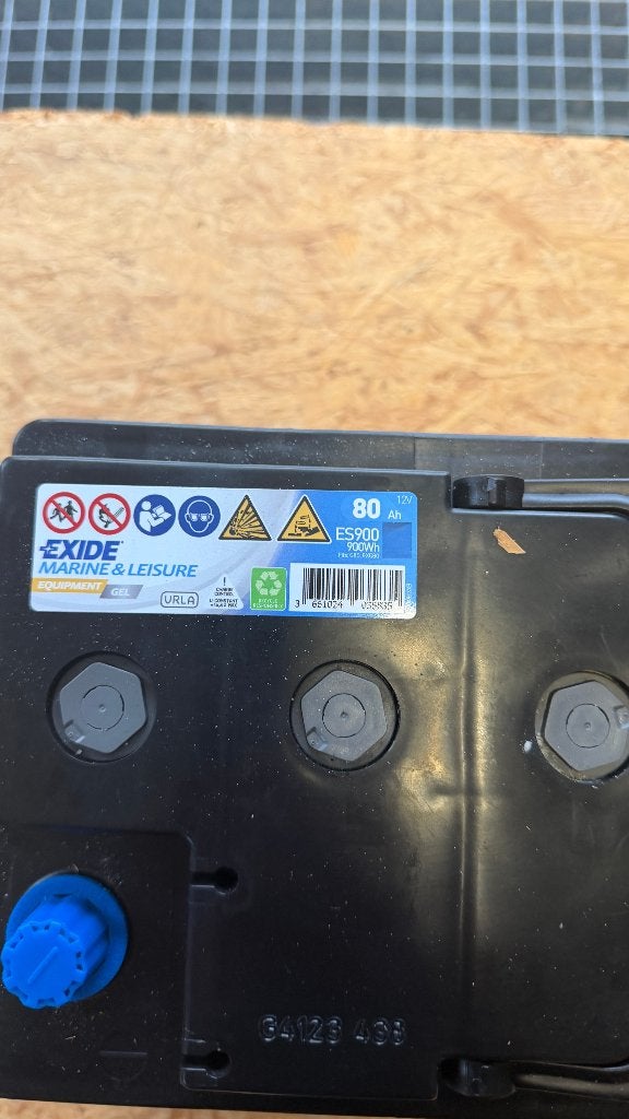 EXIDE Gel Batterij, Ophalen, Nieuw