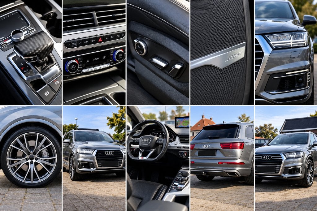 Q7 etron S Line, Auto's, Automaat, Bluetooth, Leder, 5 zetels