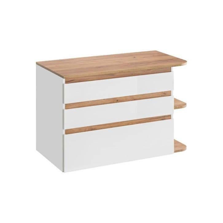 Badmeubel 95 cm | Modern Badkamermeubel Design, Ophalen of Verzenden, Spiegelkast
