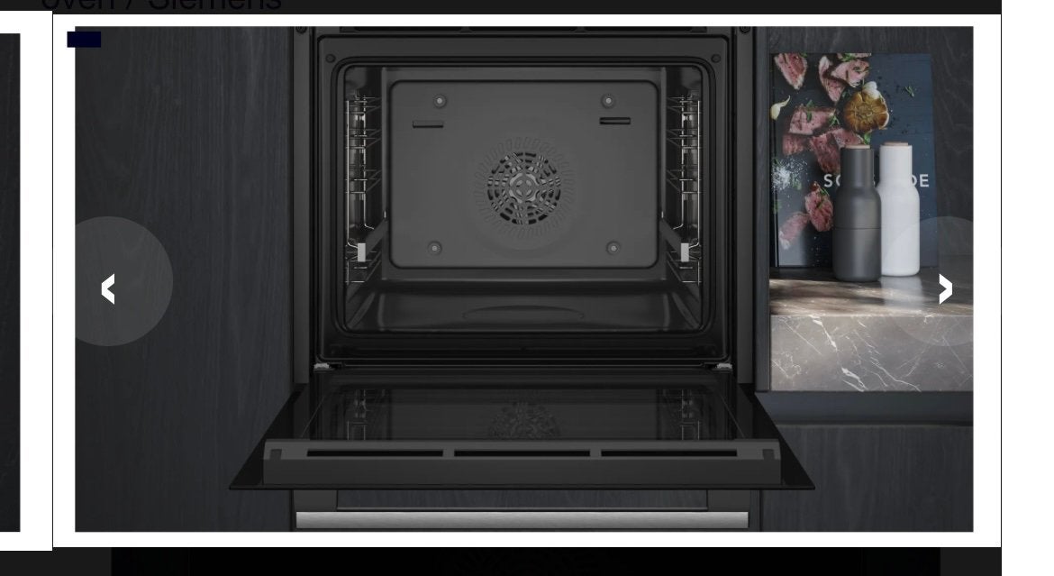 Oven siemens nieuw, Ophalen, 45 tot 50 cm, Oven, Hete lucht