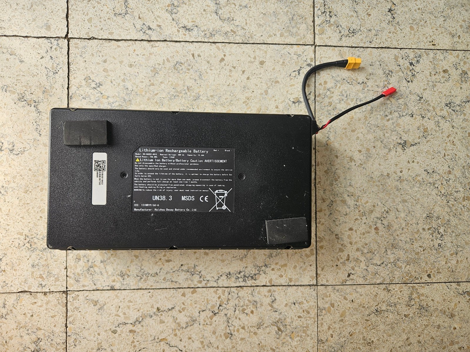 Kukirin G2 accu (48v 15ah), Fietsen en Brommers, Steps, Ophalen, Zo goed als nieuw, Elektrische step (E-scooter), Kukirin g2