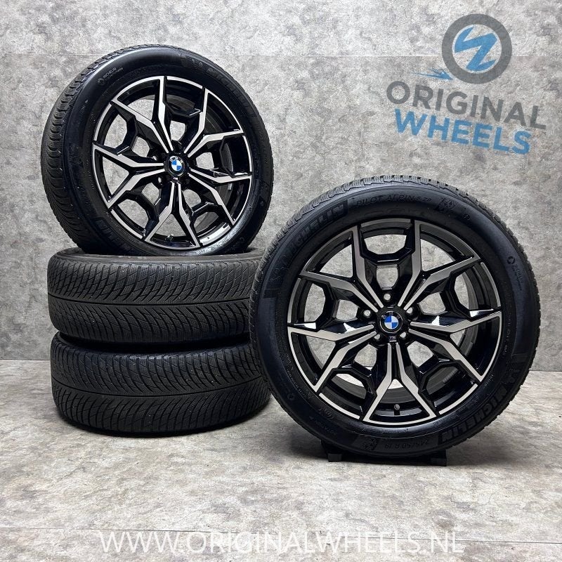 19 inch originele velgen + Michelin winterbanden BMW X3 X4 s, Pneus et Jantes, -, 19 pouces, Utilisé
