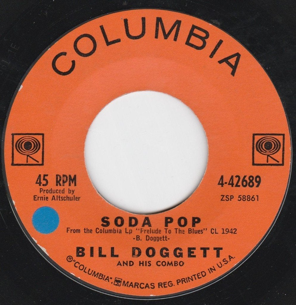 Bill Doggett/Soda Pop/Ham Fat * Popcorn Instru. *, Gebruikt, 7 inch, Overige typen, Jazz