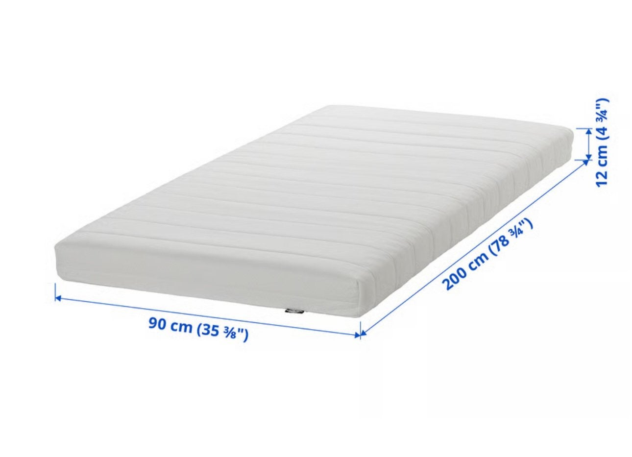 Matras Ikea nieuw 1 persoons, Ophalen, 90 cm, Eenpersoons, Nieuw