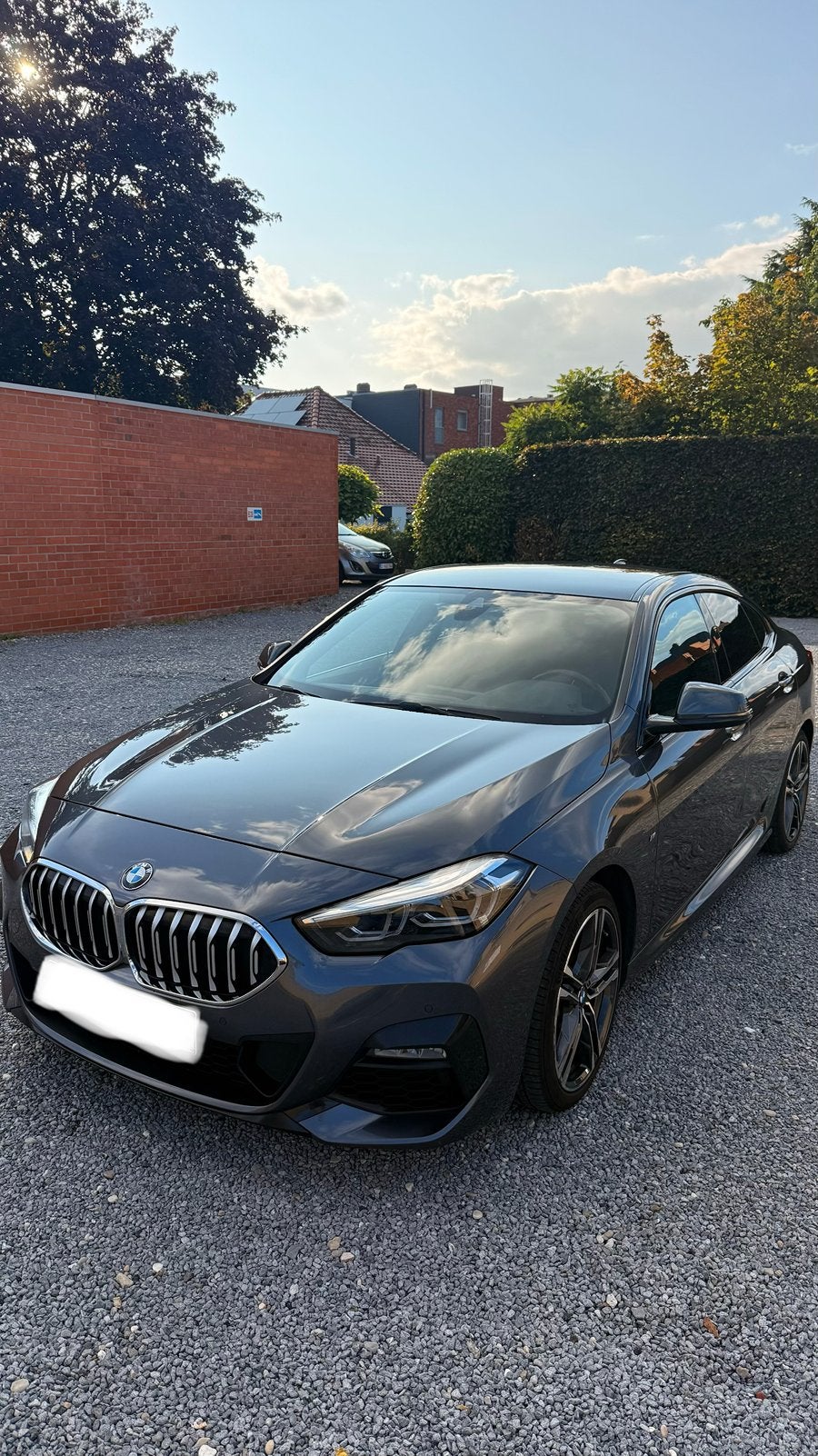 BMW 218d Gran Coupé en version M Sport, Autos, Argent ou Gris, Achat, Noir, 5 portes