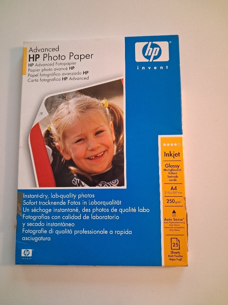 Inkjet fotopapier, Audio, Tv en Foto, Fotografie | Fotopapier, Nieuw, Fotopapier, HP, Ophalen