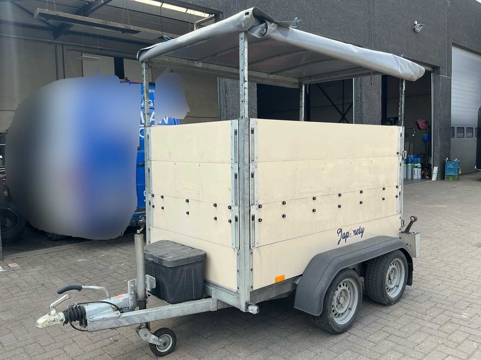 2017 Kerenzo K2000T tandemasser Aanhangwagen, Auto diversen, Aanhangers en Bagagewagens, Gebruikt