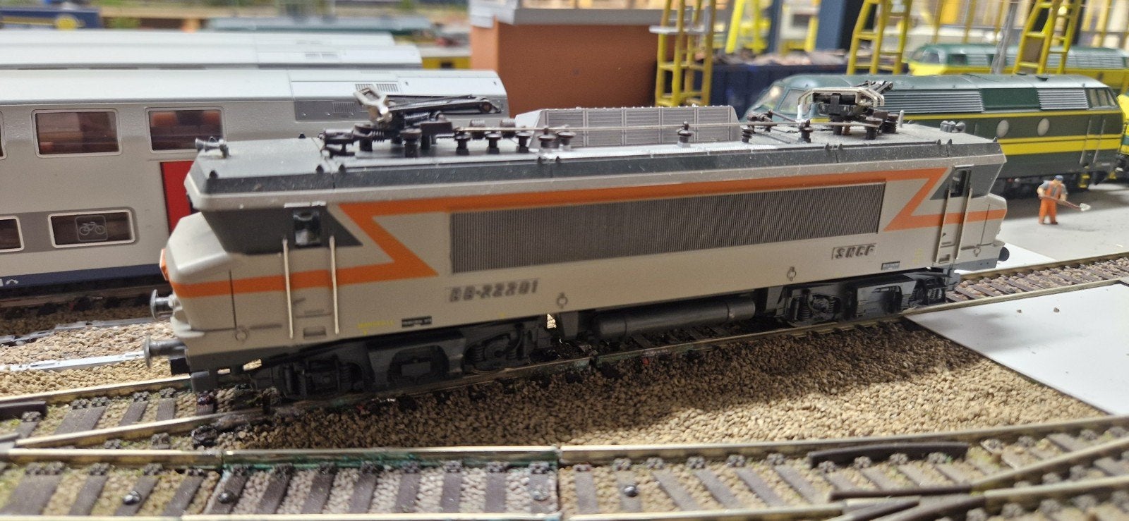 Sncf locomotief Roco, Wisselstroom, Gebruikt, Locomotief, Ophalen of Verzenden
