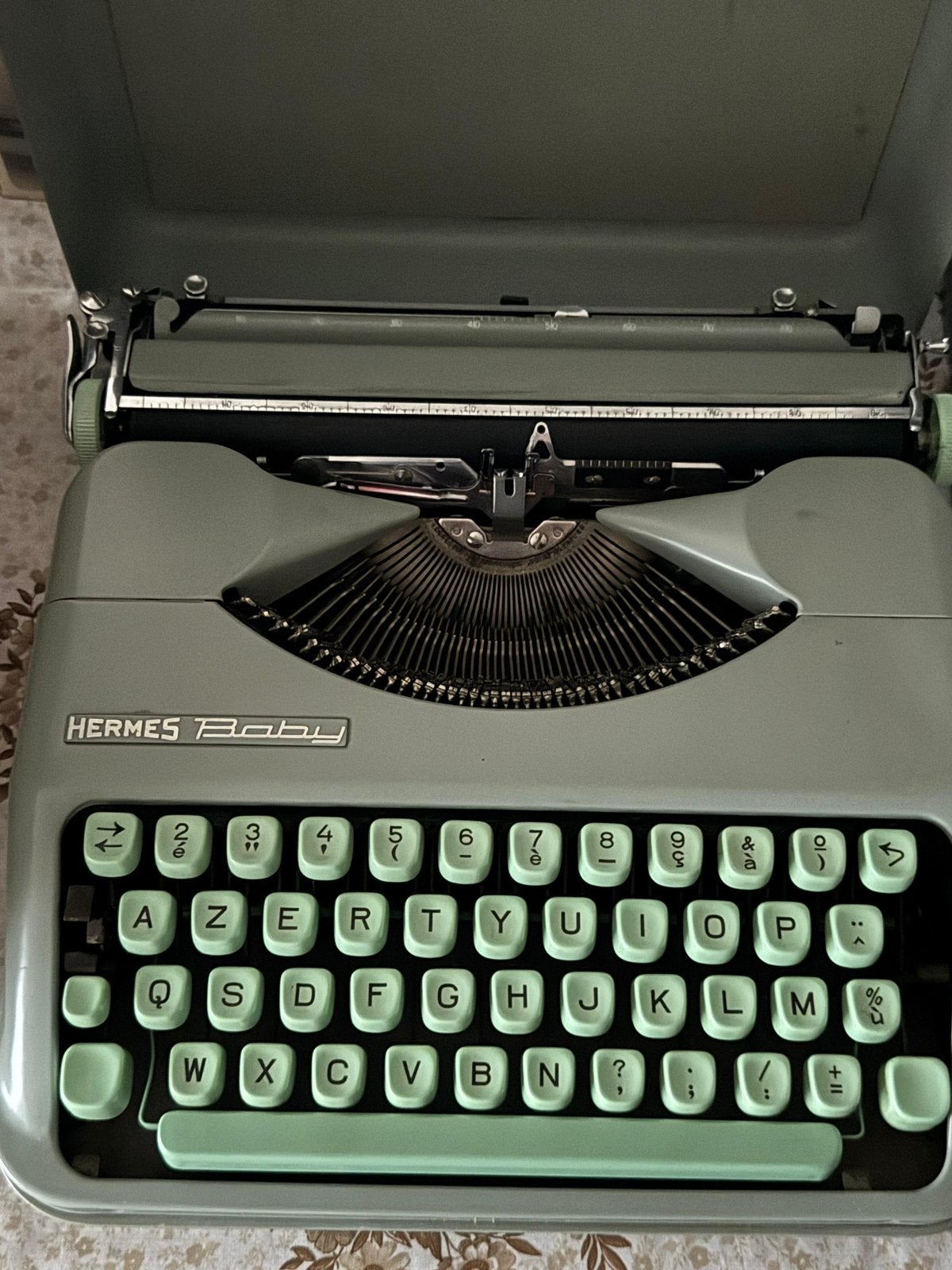 Typemachine Hermes Baby, Ophalen of Verzenden, Gebruikt