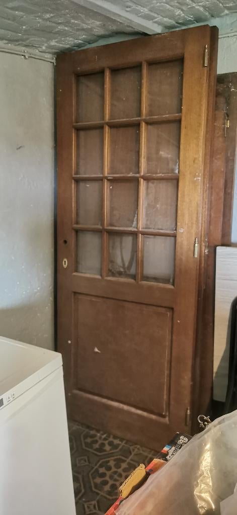 portes en bois, 75 à 150 cm, Enlèvement, Utilisé, Vitre comprise