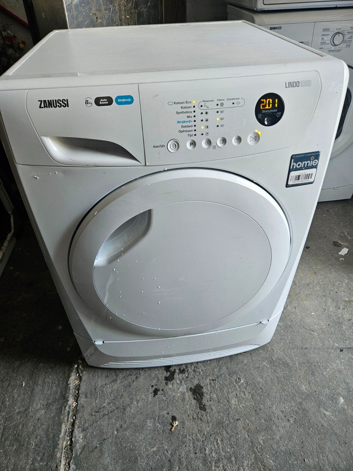ZANUSSI auto sense, Electroménager, Sèche-linge, 85 à 90 cm, Comme neuf, Chargeur frontal, Enlèvement