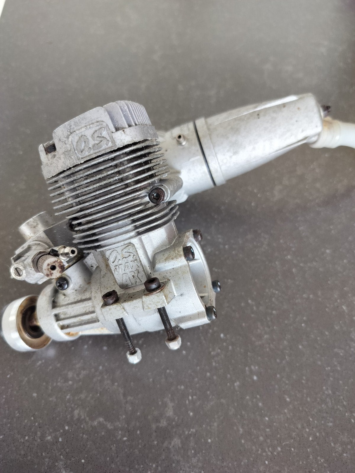 OS Nitro motor AX 55, Hobby en Vrije tijd, Modelbouw | Radiografisch | Vliegtuigen, Ophalen of Verzenden, Zo goed als nieuw, Nitro