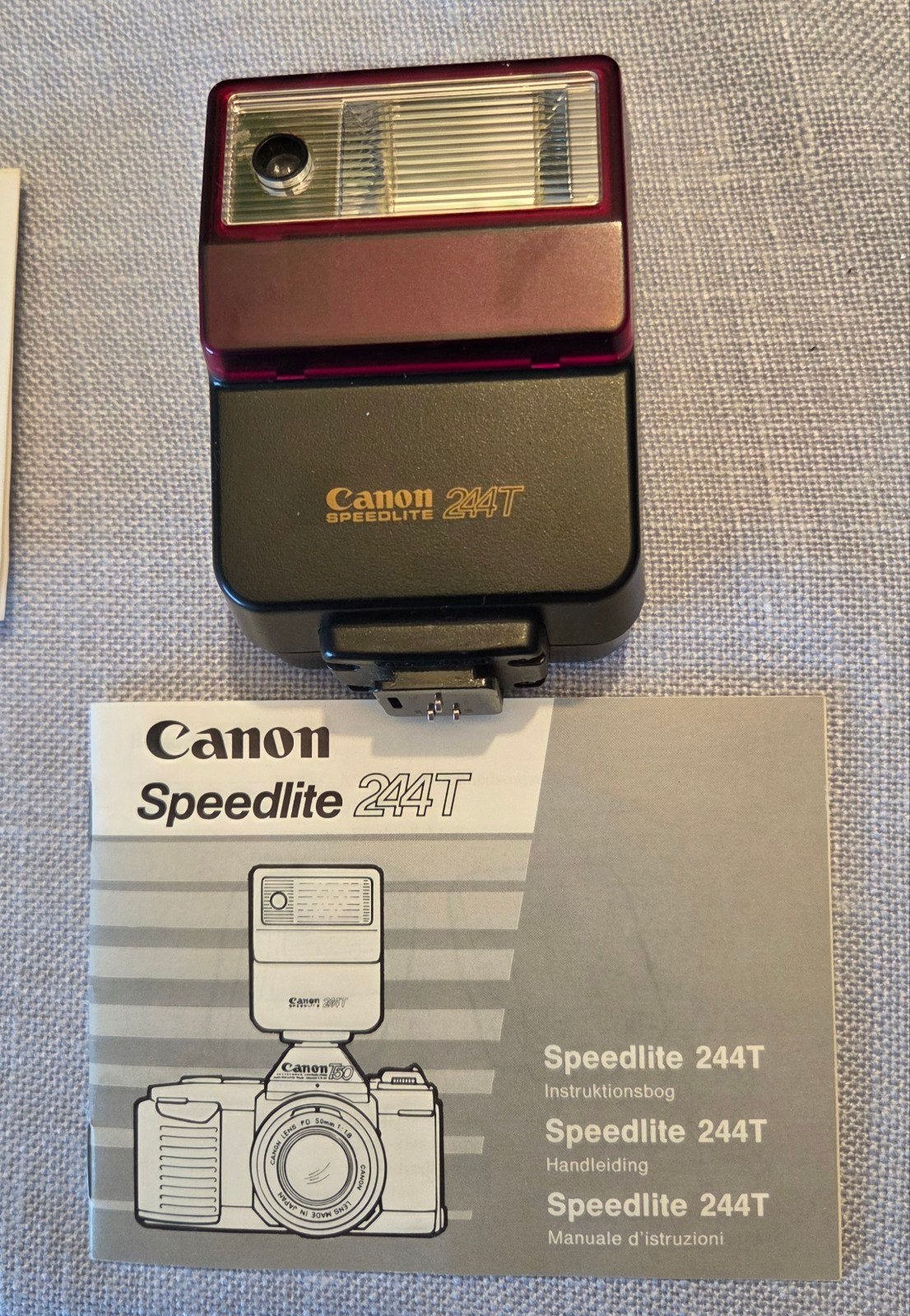 Canon Speedlite 244T flitser, TV, Hi-fi & Vidéo, Photo | Flash, Enlèvement ou Envoi, Canon, Canon
