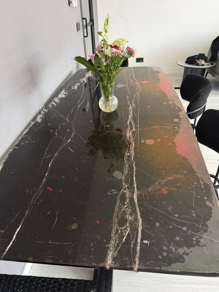 Eettafel, Huis en Inrichting, Ophalen, Overige materialen, 50 tot 100 cm, 150 tot 200 cm