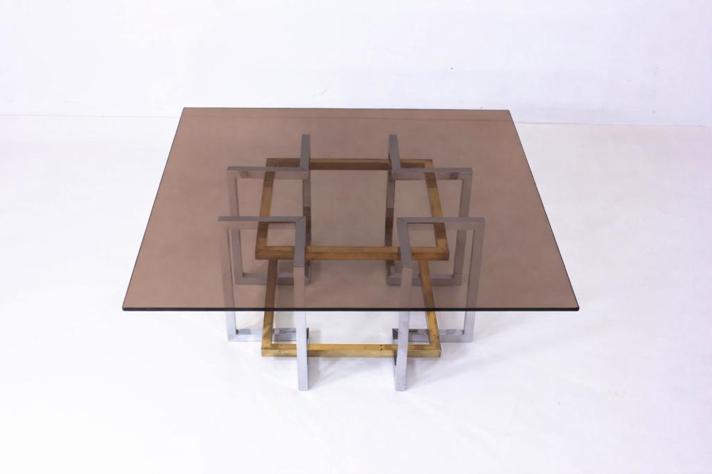 Table basse belgochrome année 70, Enlèvement ou Envoi