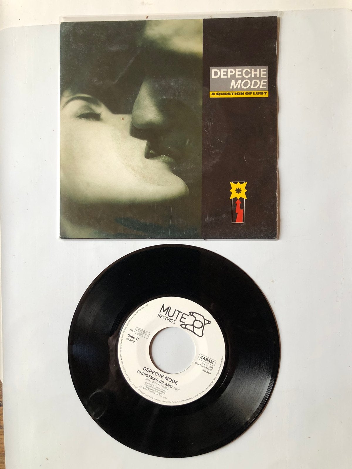 Depeche Mode: a question of lust (1986; NM), Cd's en Dvd's, Vinyl Singles, Verzenden, Zo goed als nieuw
