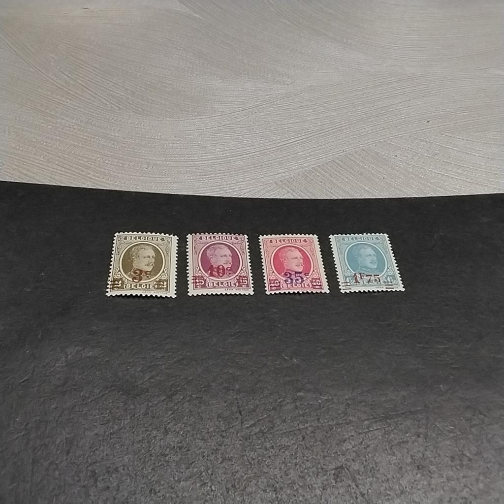BELGIE 245/248 scharnier met cote 2,00 €, Ophalen of Verzenden