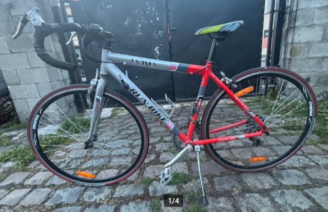 Koersfiets Padma goede staat, Fietsen en Brommers, Fietsen | Racefietsen, 28 inch, Gebruikt, 10 tot 15 versnellingen, Aluminium