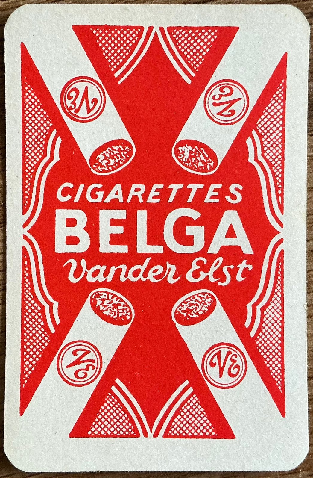 CIGARETTES VANDER ELST/BELGA AU VIEUX BACON, Collections, Enlèvement ou Envoi, Comme neuf, Carte(s) à jouer