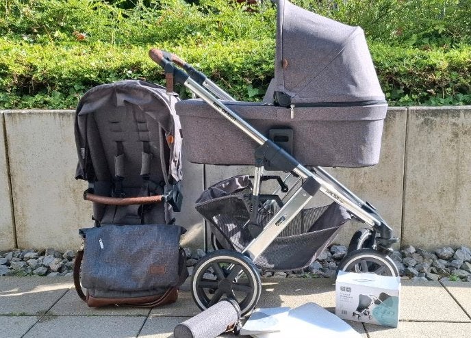 ABC Design Salsa 4 Air gecombineerde kinderwagen, Enlèvement ou Envoi, Neuf, Poussette combi, Tige de poussée réglable