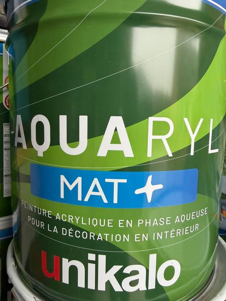 Peinture professionnelle Unikalo Mat, Enlèvement, Comme neuf, Blanc, Peinture