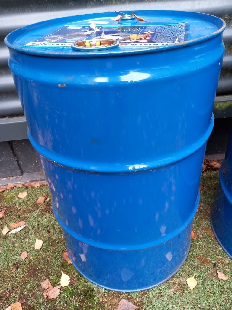 Baril d'huile en fer vide de 60 litres, Enlèvement, Utilisé