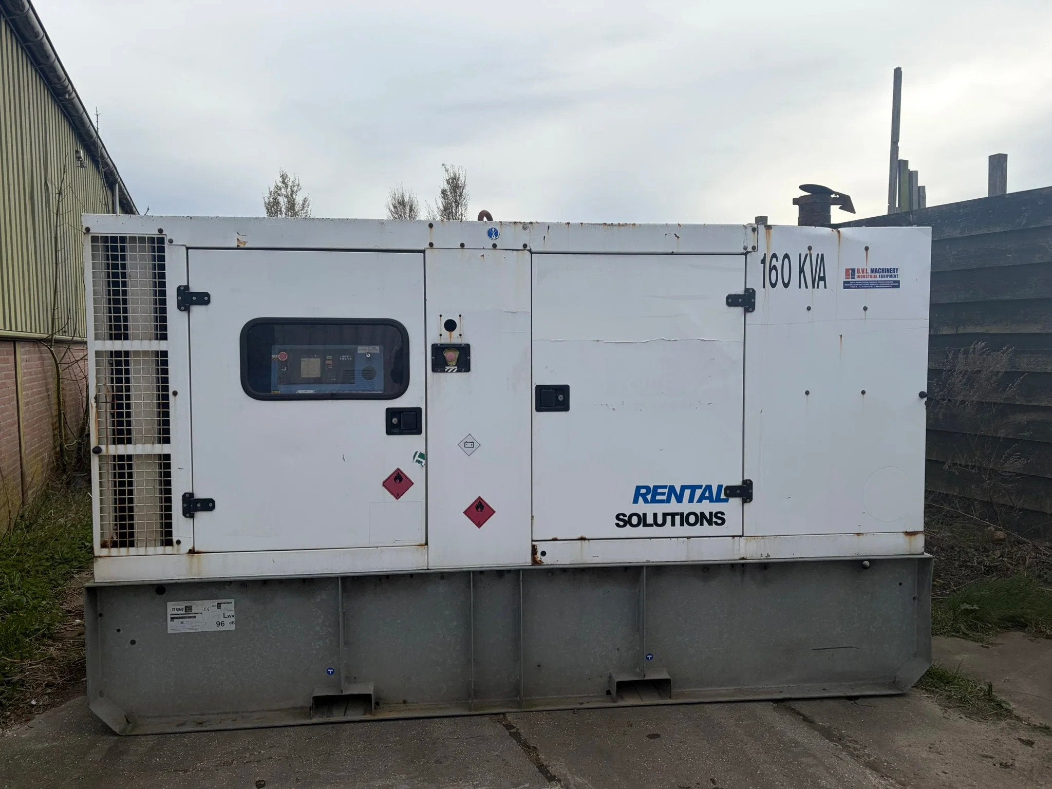 SDMO John Deere 6068 160 kVA Leroy Somer aggregaat generator