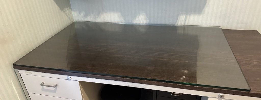 dik glazen blad - van salontafel, Ophalen, Nieuw, Rechthoekig, Glas