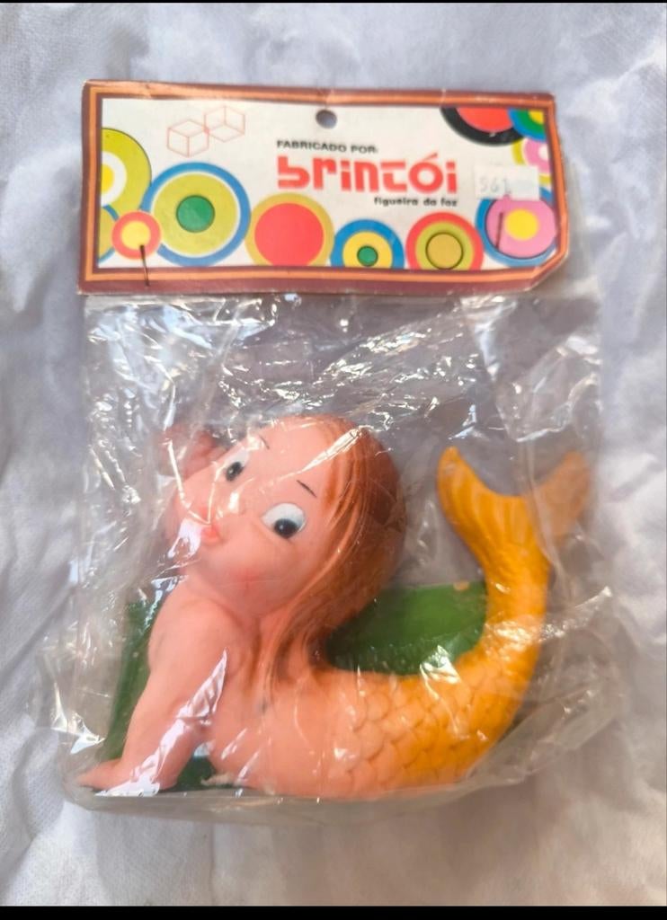 Vintage Pouêt sirène années 60 emballage d'origine. Regardez, Enlèvement ou Envoi