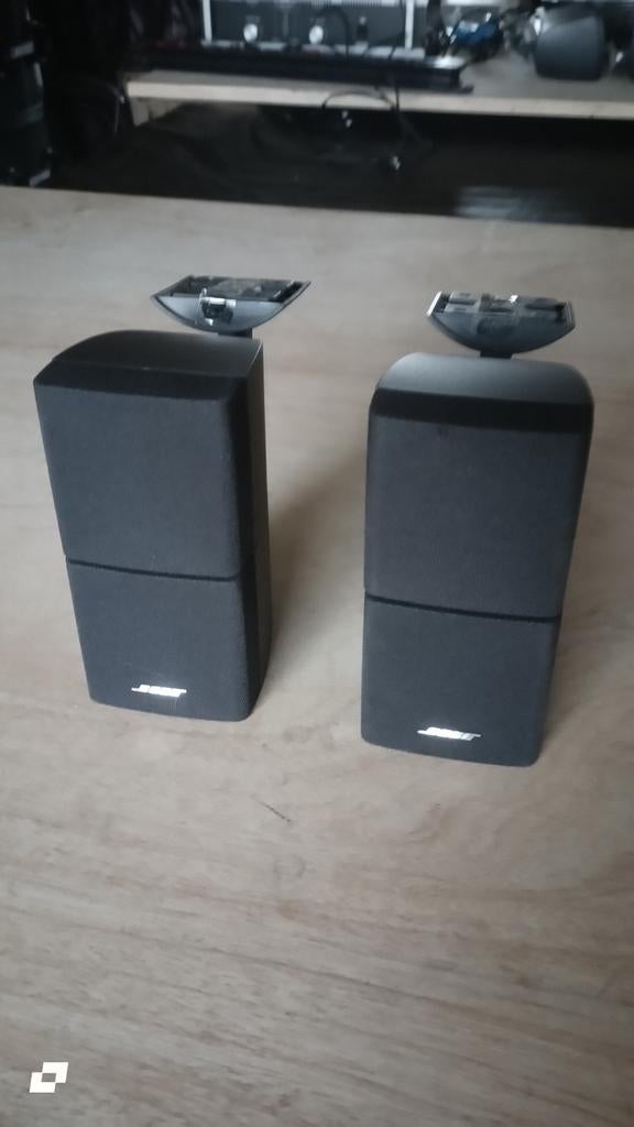 Bose dubbele Cubes acoustimass met muurbeugels, Ophalen of Verzenden, Bose
