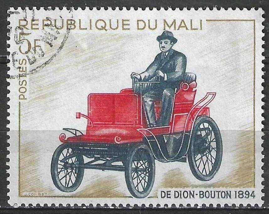 Mali 1968 - Yvert 112 - Motos et voitures (ST), Envoi, Affranchi