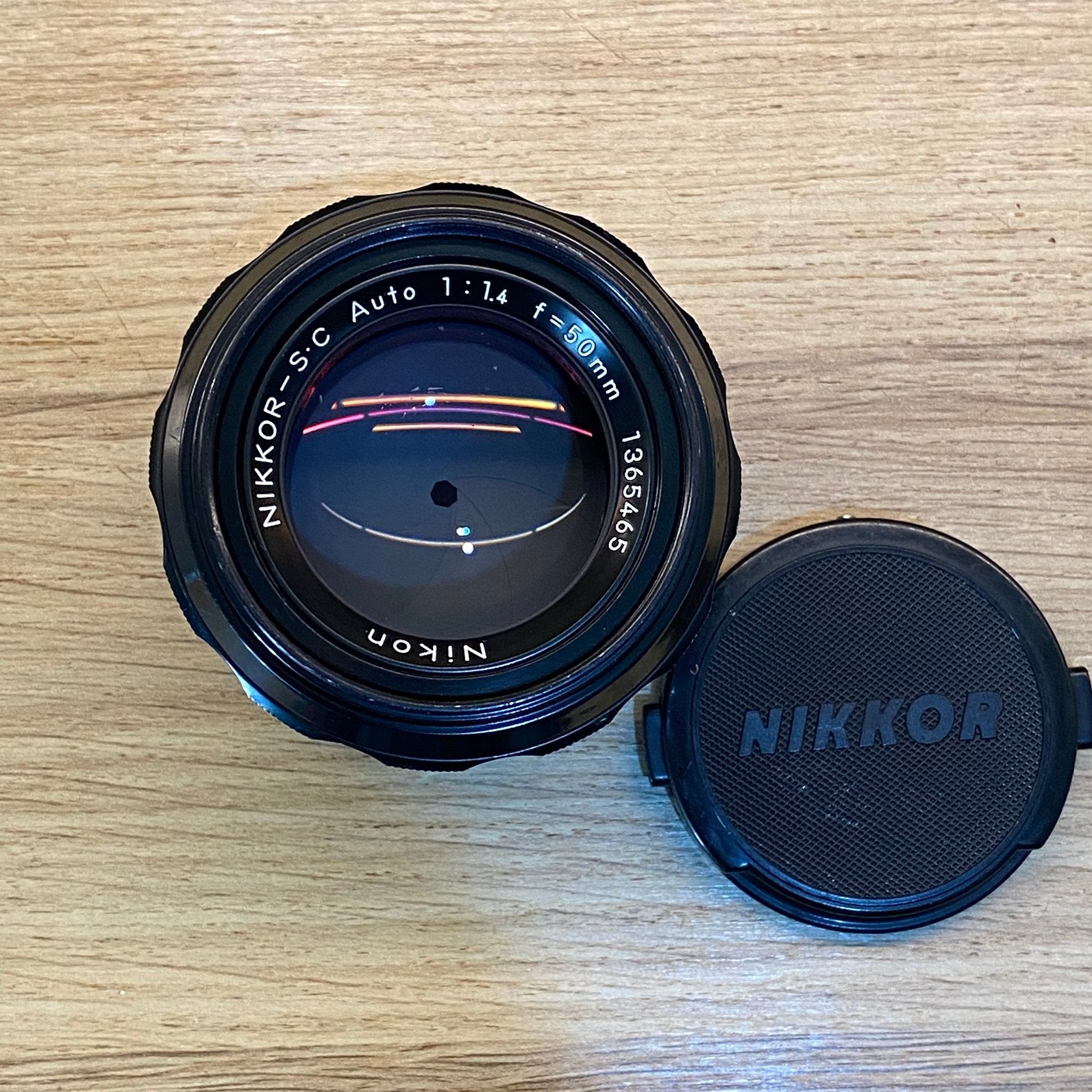 Nikon Nikkor S.C 50 mm f1.4, Ophalen of Verzenden, Zo goed als nieuw, Spiegelreflex, Nikon