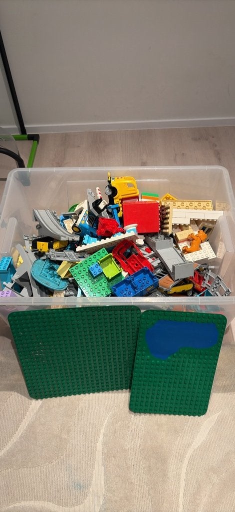 Grote doos vol Duplo, Kinderen en Baby's, Speelgoed | Duplo en Lego, Ophalen, Gebruikt, Overige typen, Duplo