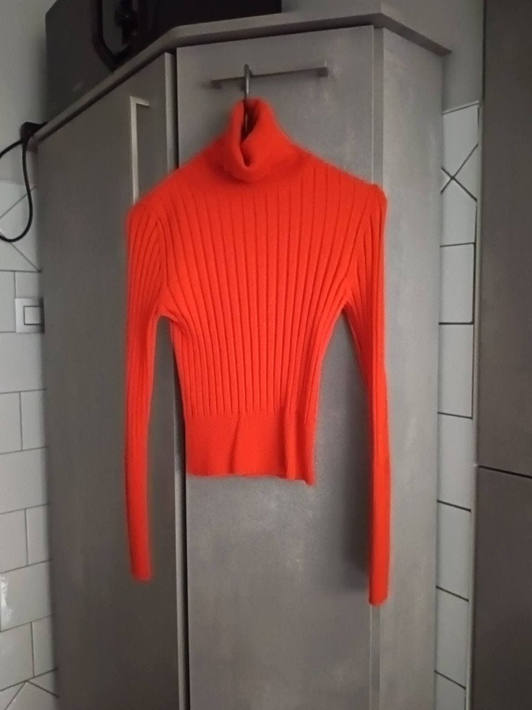 PULL chaussette ZARA orange M, Zara, Enlèvement ou Envoi, Comme neuf, Orange