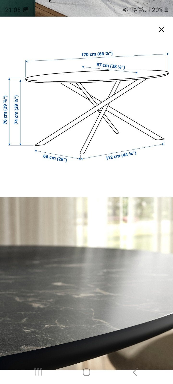 eet tafel, Ophalen, Marmer