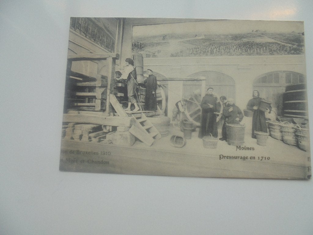 brussel expo 1910-moines pressurage en 1710, Verzamelen, Verzenden, Voor 1920, Ongelopen, Brussel (Gewest)