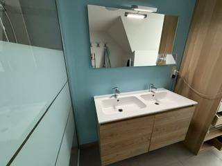 meuble evier salle de bains, Ophalen, Gebruikt, Wastafelkast