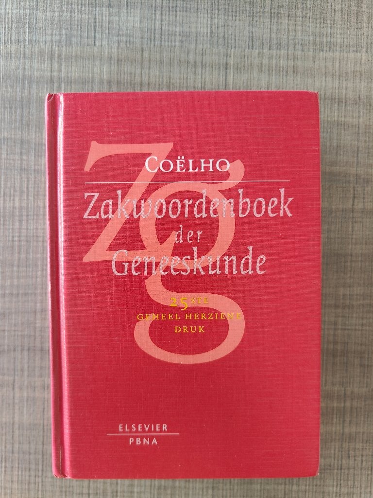Zakwoordenboek der geneeskunde, Boeken, Studieboeken en Cursussen, Ophalen of Verzenden, Zo goed als nieuw, Hoger Onderwijs